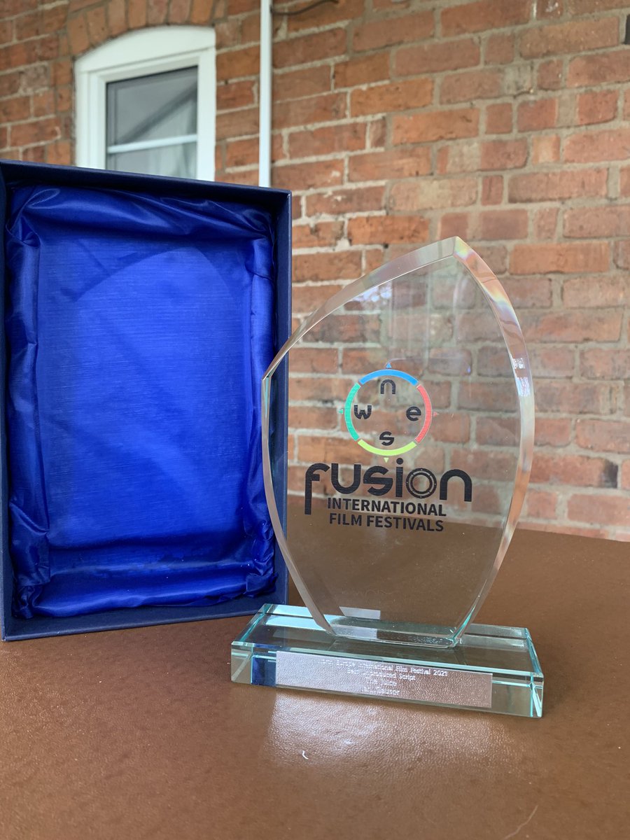 So grateful to Fusion Int. Film Festival for sending me this lovely award. I had such fun writing ‘The Juice’... and receiving recognition for a script you love is a real thrill! BIG thank you <a href="/fusionfilmfests/">Fusion International Film Festivals</a>