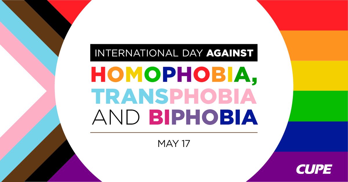 Today on the International Day Against Homophobia, Transphobia, and Biphobia, we want to share that we stand for, and with, our LGBTQ2S+ students and colleagues. 

We commit to showing up for you and working to create safer spaces for you. 🏳️‍🌈

#internationaldayagainsthomophobia