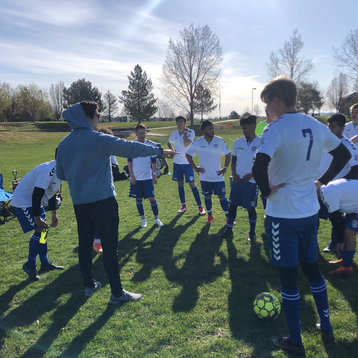 Sporting_DW's tweet image. Sporting Denver West game day image drop. Twenty-Threes then Lady Rebels then Rebels and finally the Renegades on a gorgeous Colorado Sunday. #woodsbossbrewing #titleoneofcolorado #coloradoicesoccer @COPremierLeague