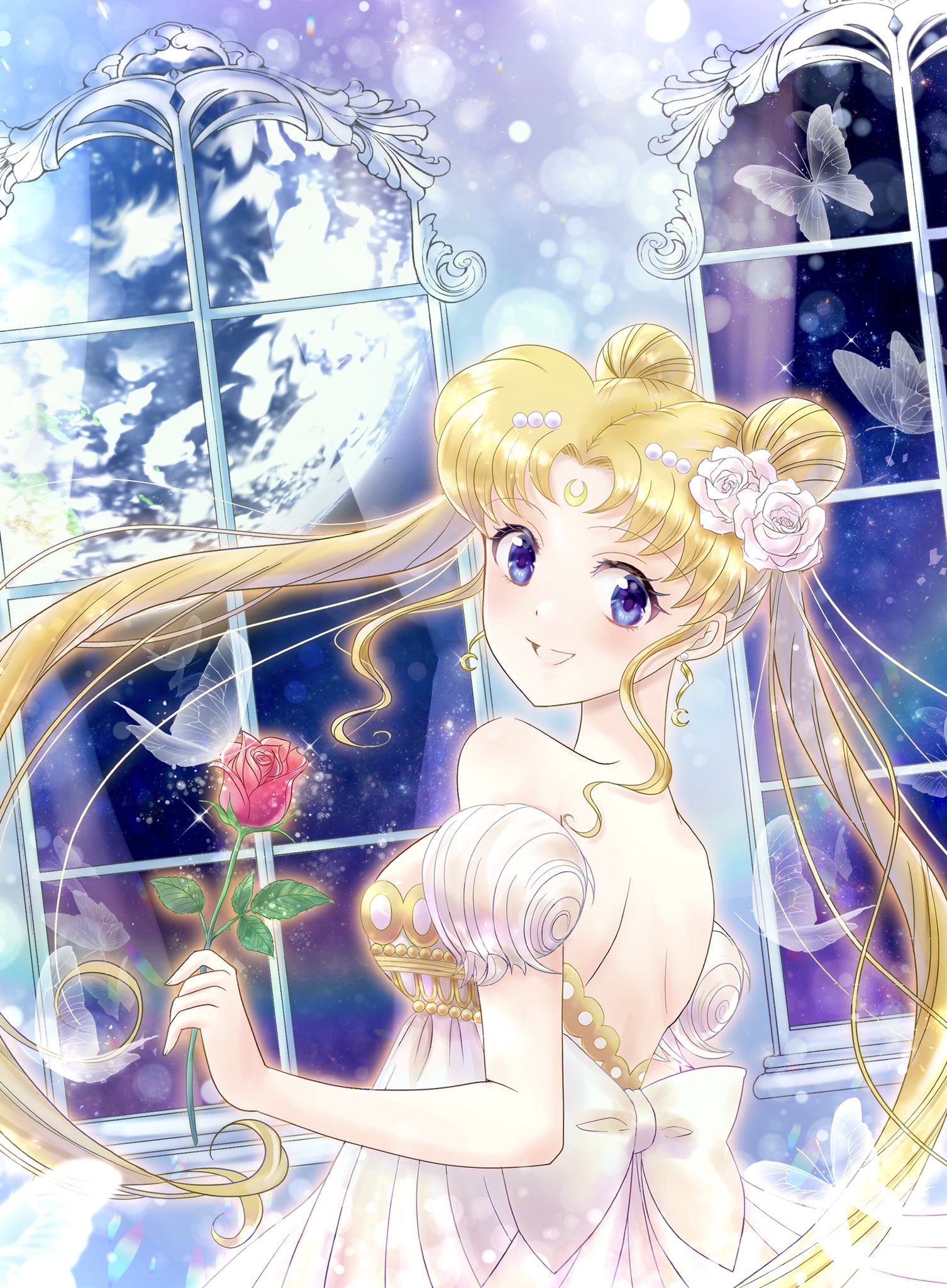 イツキ Sailormoon セラムンイラスト部 プリンセスセレニティ イラスト好きさんと繋がりたい T Co Youupoyktr Twitter