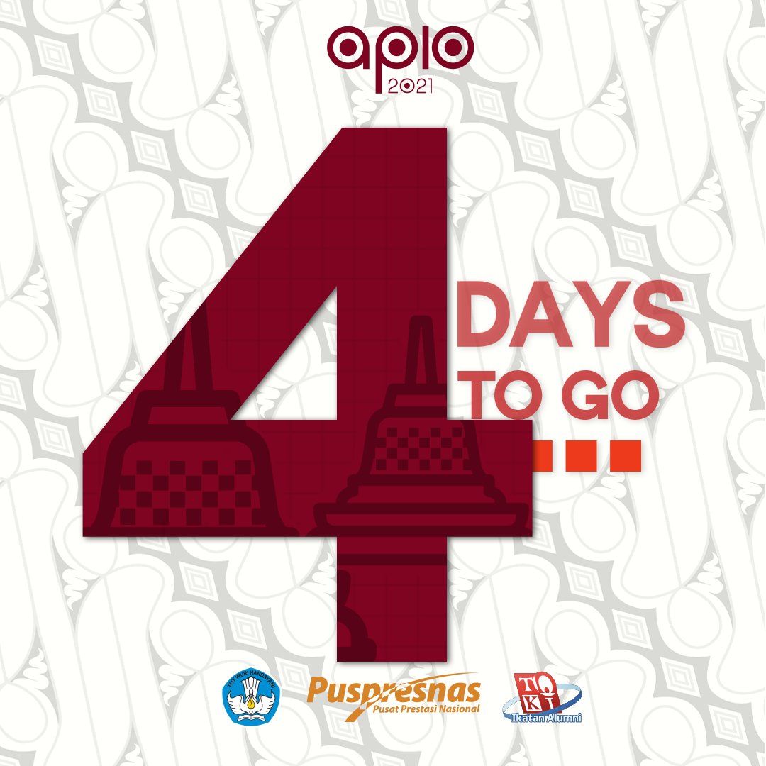 toki_id's tweet photo. Getting closer to #APIO2021! https://t.co/jxbXoiwrMX