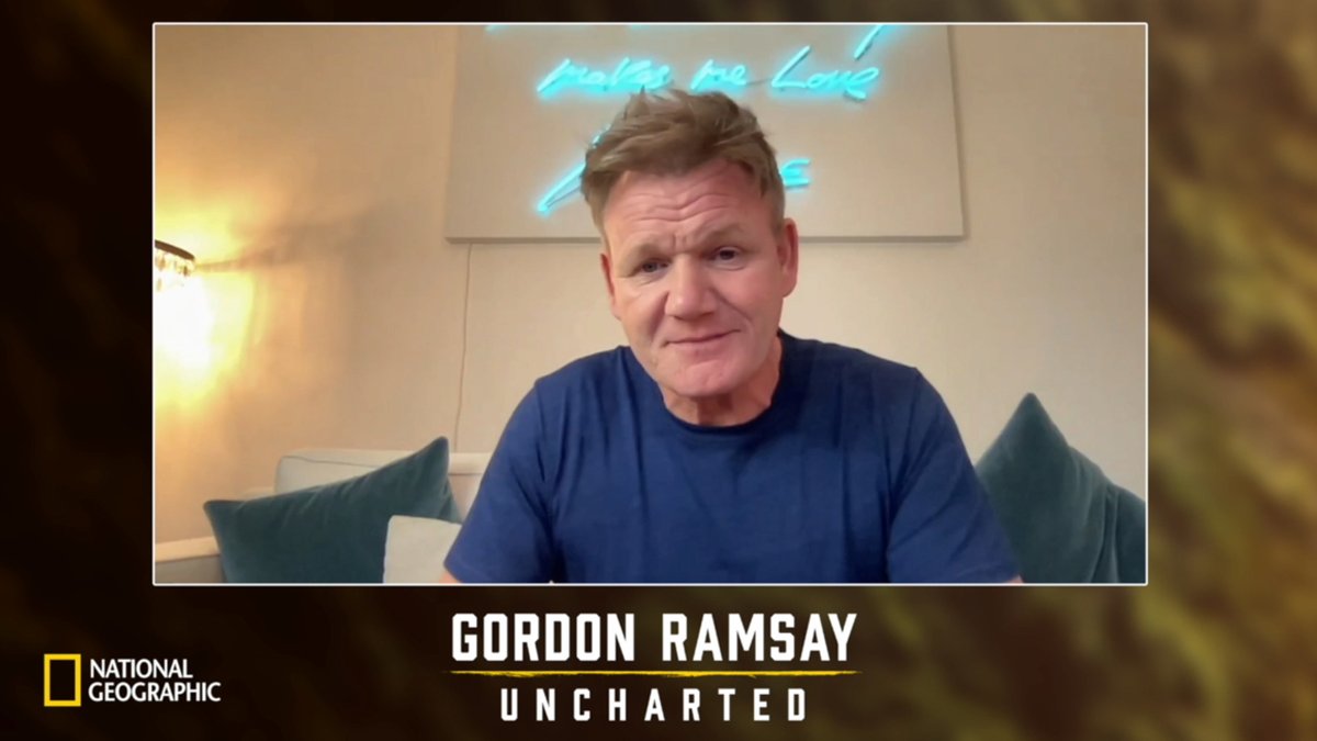 RT @ABC7NY: Gordon Ramsay talks tackling season 3 of 'Uncharted' on National Geographic https://t.co/pocuCG5Akb https://t.co/E9Mad9cquX