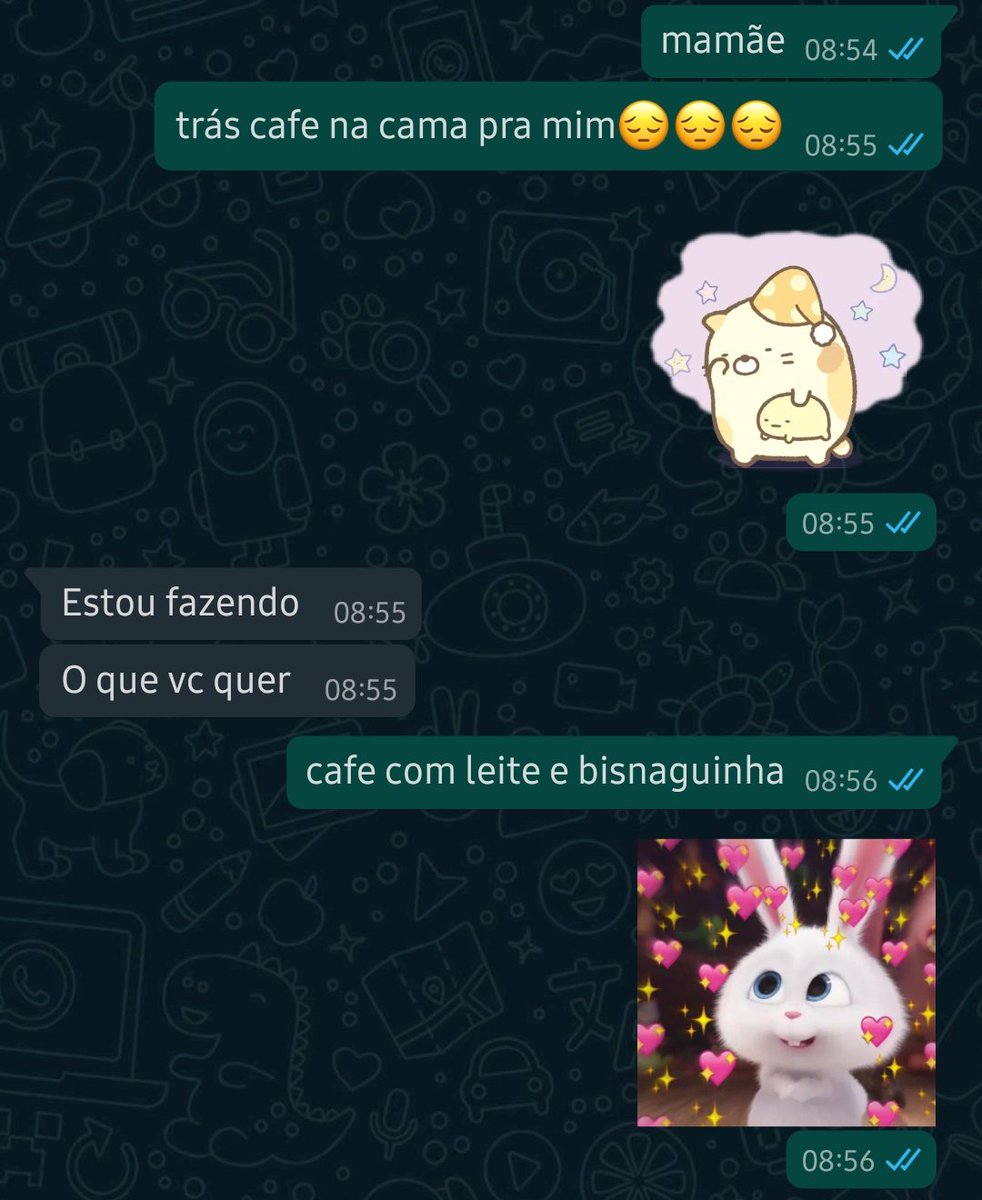 heswifft's tweet photo. mimada pela mamae graças a deus https://t.co/Qit7yyZY8S