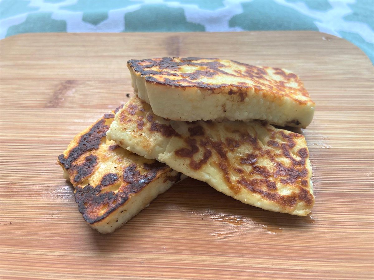 What a day! We see the hospitality sector open again (yay!) &amp; we can reveal our latest product launch- #BUFFALOMI - a British halloumi style cheese made with a blend of cow's and buffalo milk.. 
Take it from us- it's delicious. We may have even beaten Cyprus at their own game 😉