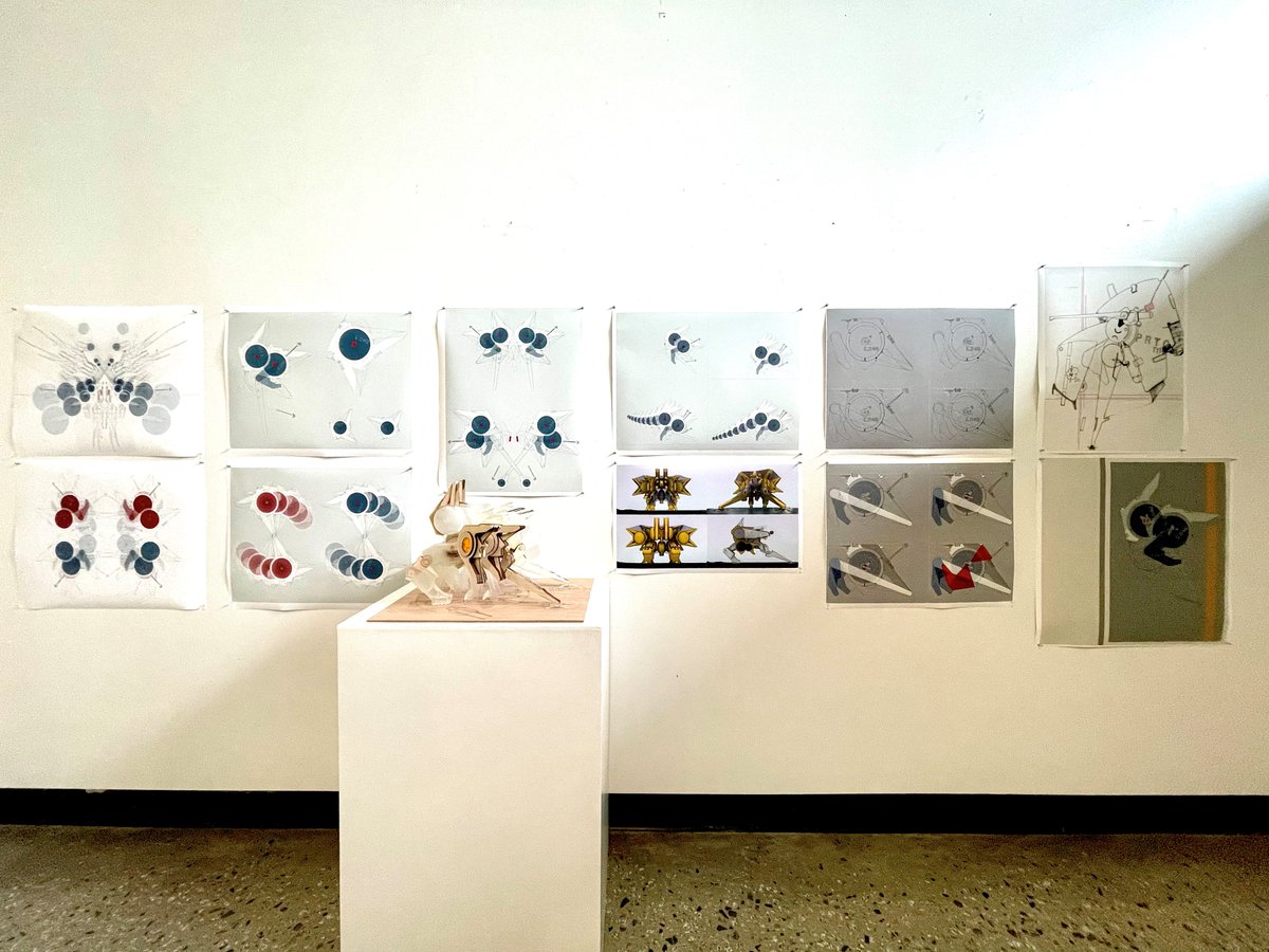 UNCGIARc's tweet photo. This #MFAMonday we are pleased to feature graduate student Cameron John’s thesis exhibit titled “Within: Interior Machines, Interiority + Compositions of Self” is available for viewing in the Gatewood Studio Arts Building Lobby. It’s definitely worth stopping by!

#UNCGIARc https://t.co/SjiDSdQEuG