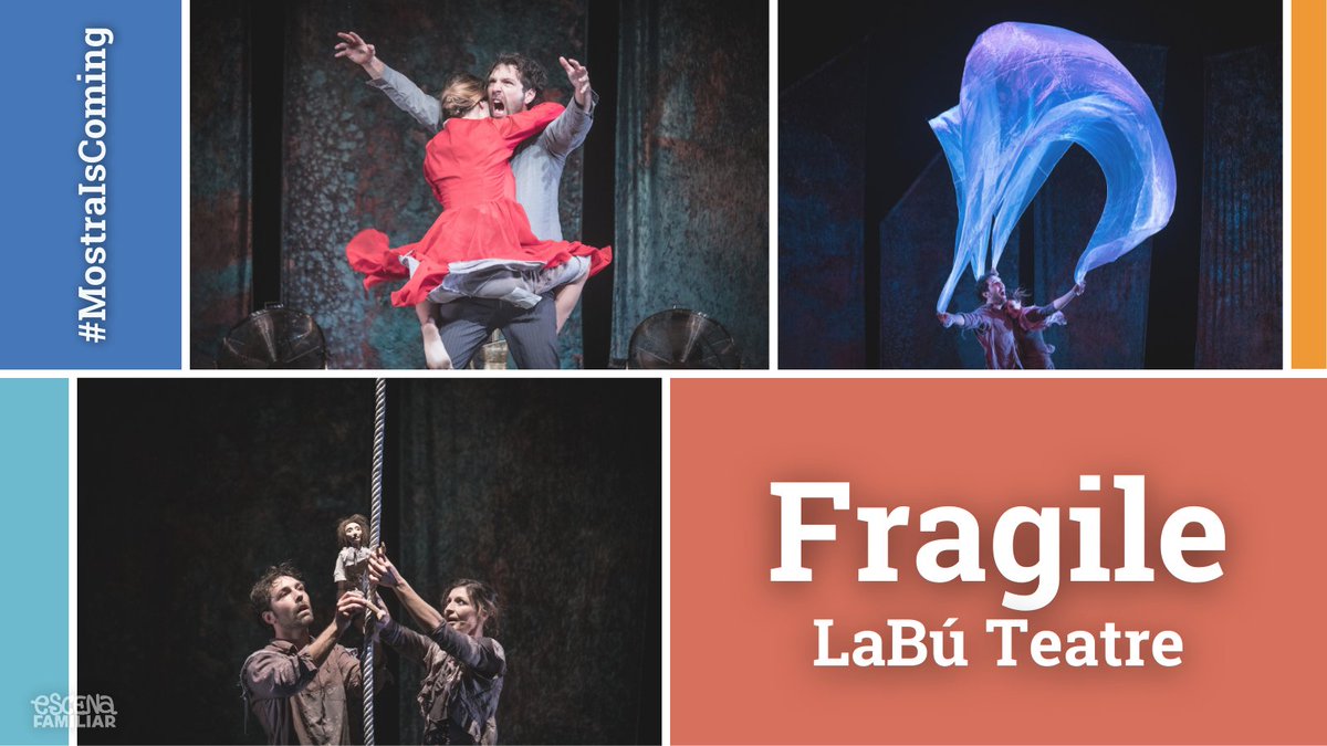 EscenaFamiliar's tweet photo. #MostraIsComing: 'Fragile', un espectacle fruit de l’experimentació amb corrents d’aire i materials lleugers i dúctils que trasllada al públic emocions a través de quadres visuals commovedors. @LaBuTeatre 

Llegeix-ho📲https://t.co/k9mTamwbZn
🤩Podrem veure'l a @mostraigualada https://t.co/fg0Rd9S7hN