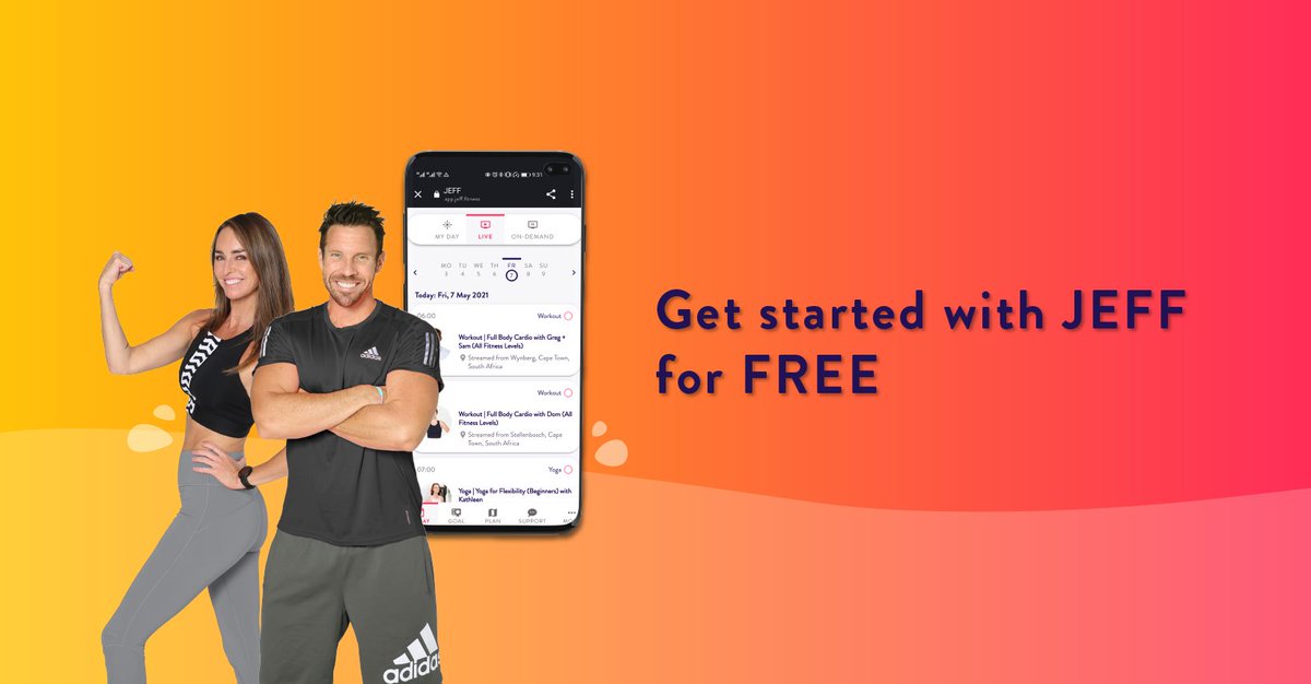 Get started with JEFF for FREE! 🎉
Register a free profile on our amazing web app and gain access to our live classes each day FOR FREE! bit.ly/3wf4GFB