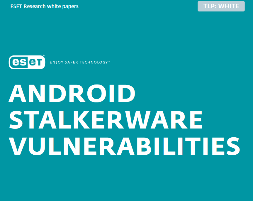 LukasStefanko's tweet photo. Android stalkerware vulnerabilities

After months of research I can now share results of manually identifying 158 security and privacy issues discovered in 58 apps. 
To this day, only six vendors have fixed the issues. 
https://t.co/Bk5ce1IMdi #eset https://t.co/D3nwIZUhGj