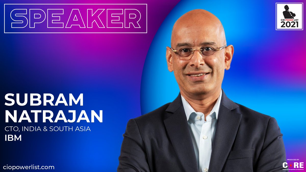CIO Dialogues (@ciodialogues) on Twitter photo Tune in to listen to <a href="/subramnatarajan/">Subram Natarajan</a> as he talks about “Leading with #HybridCloud in an Open World”, at CIO Power List 2021.
Register now to listen to an exclusive line-up of speakers: ciopowerlist.com/registration20…
#cpl2021 Tune in to listen to <a href="/subramnatarajan/">Subram Natarajan</a> as he talks about “Leading with #HybridCloud in an Open World”, at CIO Power List 2021.
Register now to listen to an exclusive line-up of speakers: ciopowerlist.com/registration20…
#cpl2021