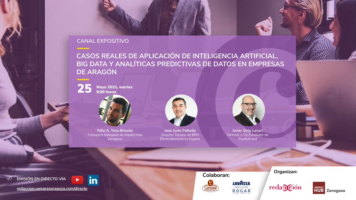 🟣✖ ¿Quieres profundizar en la implantación de #BigData #IA en la empresa? En la vorágine de la actual #transformacióndigital es toda una realidad que revoluciona los modelos de negocio, con <a href="/Balay_es/">Balay</a> <a href="/PredictLand/">PredictLand AI</a> <a href="/HubZgz/">Impact Hub Zaragoza</a>📆25M⏰9.00📝bit.ly/3v03qq0 <a href="/automaticosroga/">Automáticos Rogar Vending</a>