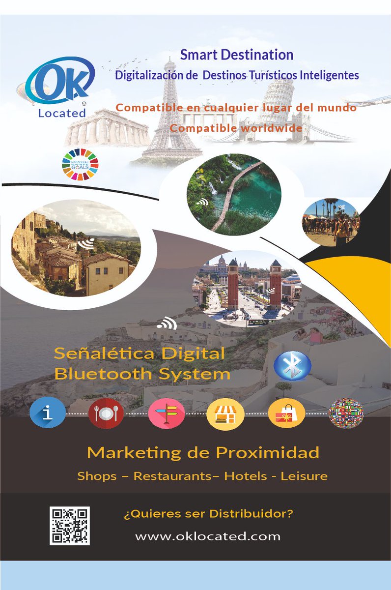 OKLocated's tweet photo. Os esperamos en FITUR entrada pabellón 5 Andalucía Mesa nº 22 B2B 

¿Hablamos como podemos digitalizar tú población fácilmente?
@SEGITTUR @andalucialab @andalucianet @OpenFuture_And @fempcomunica @TurismoAsturias @CadizTurismo 
 #SmartDestination #SmartRural #BluetoothSystem https://t.co/gbJlJ6ExxH
