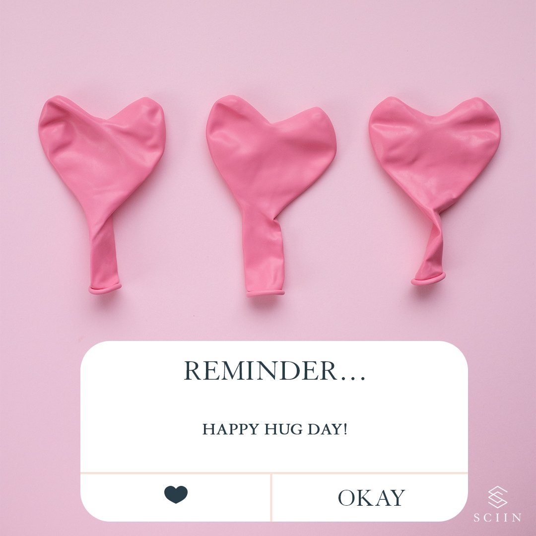 sciinmasks's tweet photo. Happy Hug Day! 

Be Safe, Wear Sciin 💚

https://t.co/OYe9dgSag3

#hugging #Hugday #LockdownEasing #NextLevel https://t.co/D02k68OWHJ