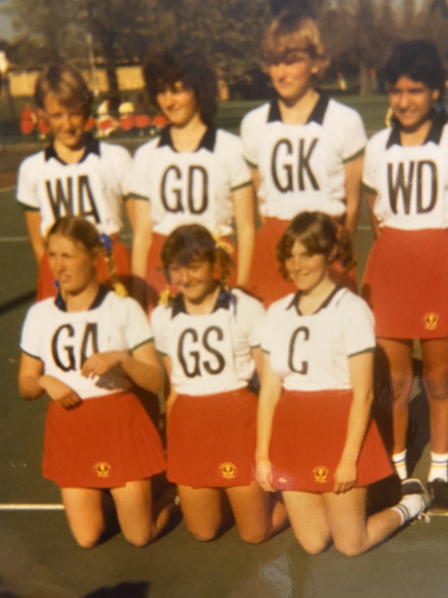 summerhill1003's tweet photo. Here’s a doozy @NetballScoop 1981 All Australian U16 @ Catholic Schoolgirl Champs. Top right is @FinnanWhite and next to her is @MdenDekker I’ve got more.... https://t.co/MxcidmqH8x