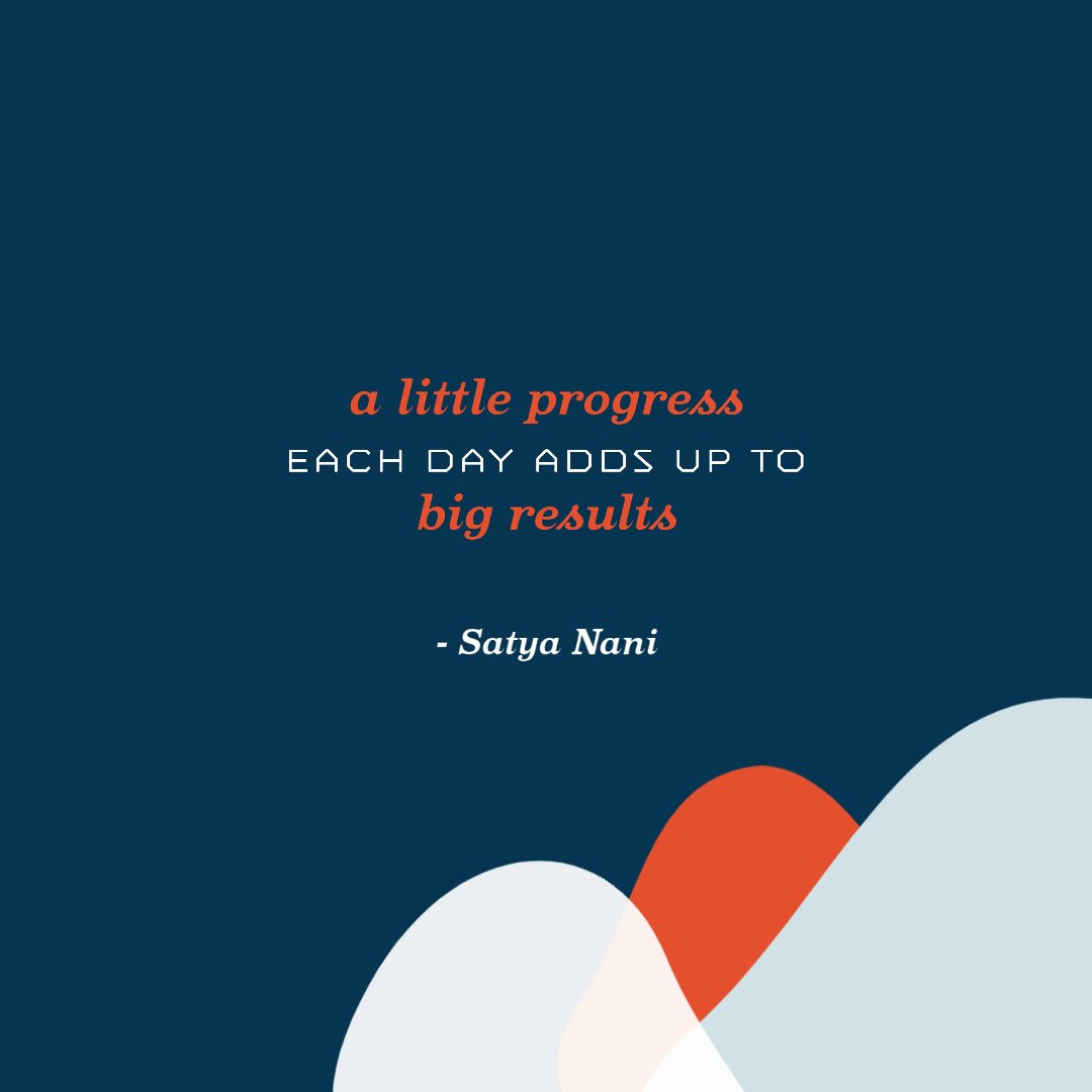 "A little progress each day adds up to 
big results." - Satya Nani

#rexfordindustrial #quote #monday #motivational