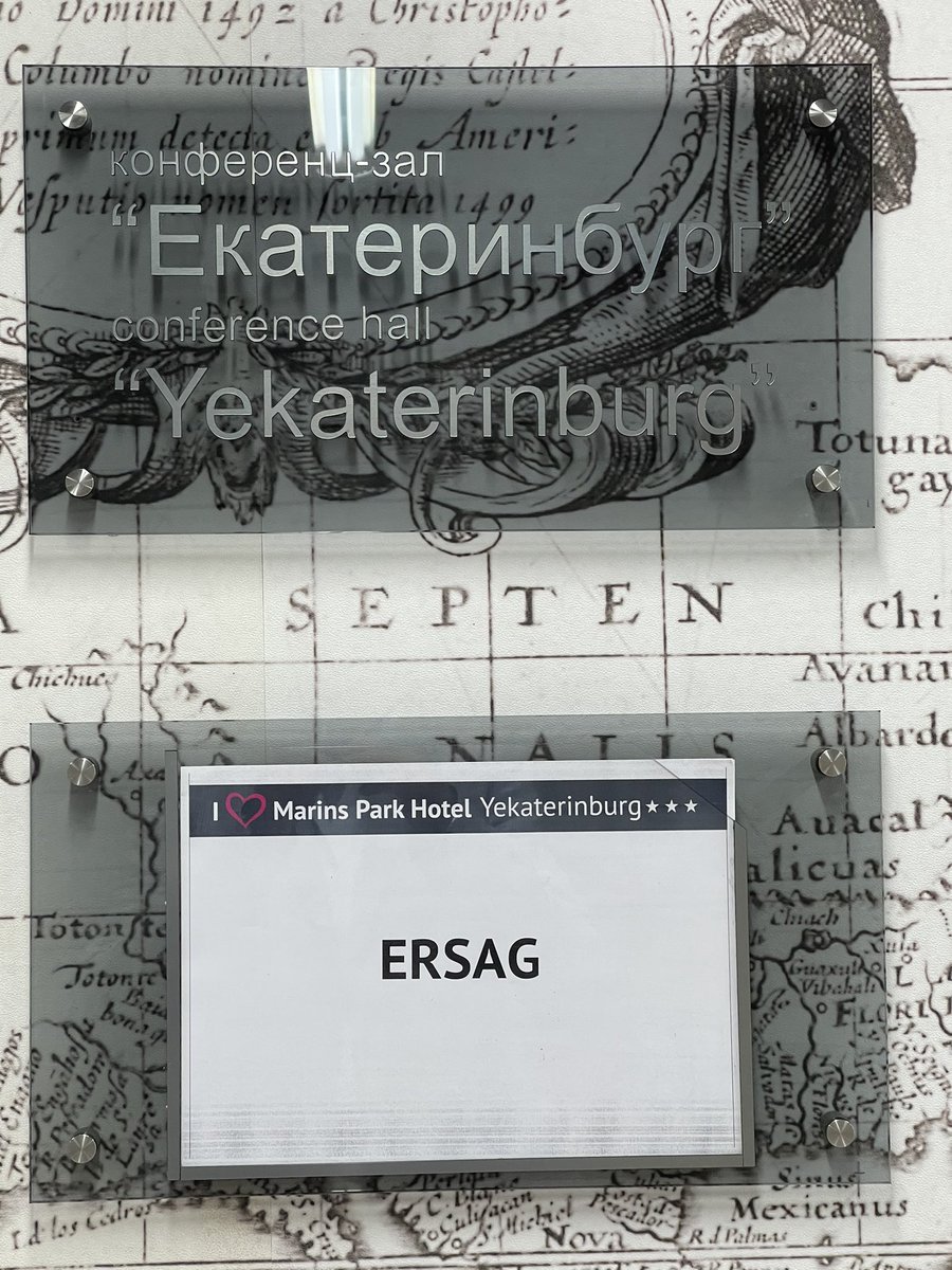 GunayOrcun's tweet photo. Rusya’da #Ersağ 2021 3. semineri 3. Müdürümüzün şehri #Ekaterinburg ta gerçekleşti.. Rudollf beyi ve ekibini kutladık, binlerce km uzaklıktan katılım sağlayan 180 kişilik bir seminer oldu!
🇹🇷 🇷🇺 #ersagrussia https://t.co/ewBqWxQujH