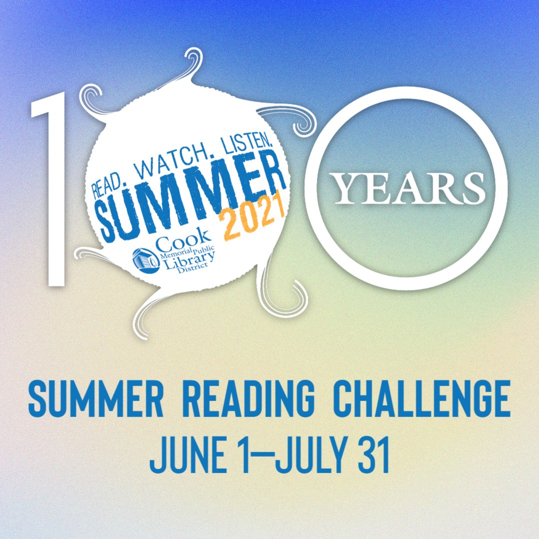 CookLibrary's tweet photo. ☀️ 📚 The weather's getting warmer and that means one thing, Summer Reading's about to begin (in 2 weeks)! 📚 ☀️
#imperfectrhyme #readwatchlisten #summerreading #CMPLD https://t.co/7BzUAGkjIo