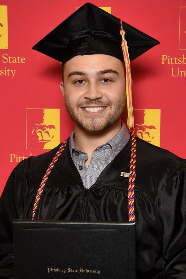 PittStateSigEp's tweet image. This week we will highlighting our gradating seniors. First up is brother Bryce Wiggins who graduated with a major in finance and business management. His plans for the future are to work on road as a sales manager for his company for the next few years.