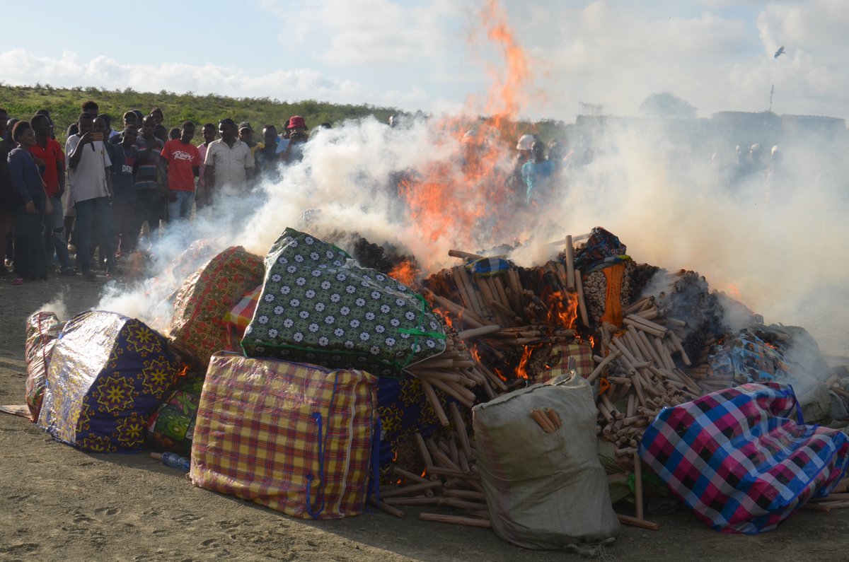 ... as security officers there continue to confiscate and destroy it. Full story here: bit.ly/2Qr8xjV