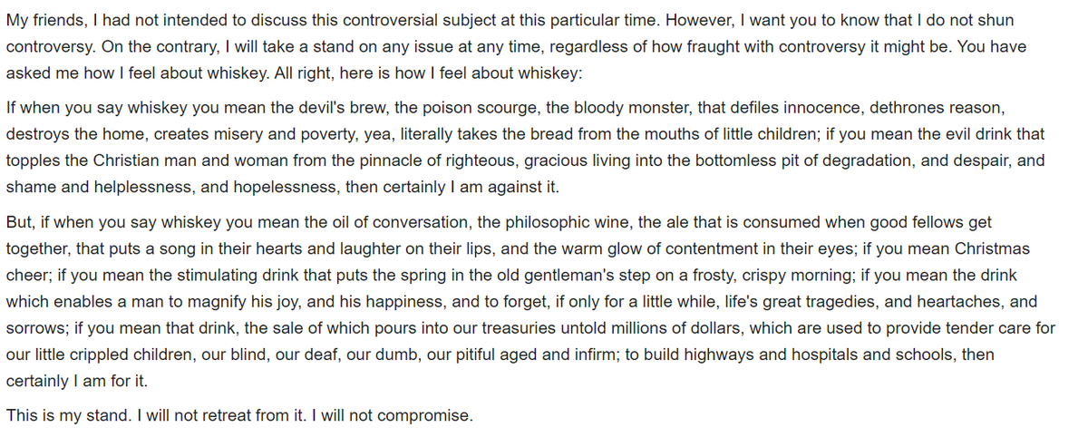 The origins of one of the funniest informal #LogicalFallacies - If-by-whiskey🥃🤯:

en.wikipedia.org/wiki/If-by-whi…
#CriticalThinking