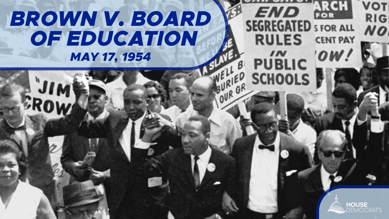 Rep. Terri A. Sewell on X: "67 years ago today, the Supreme Court ruled racial segregation in public schools unconstitutional in the #BrownvBoard of Education case. Today, we pause to reflect on