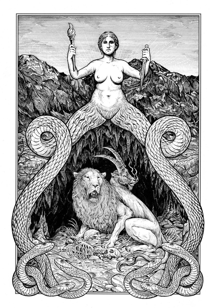 Ze_Burnay's tweet photo. Echidna and Chimera (2019) https://t.co/5IZdNuRduc