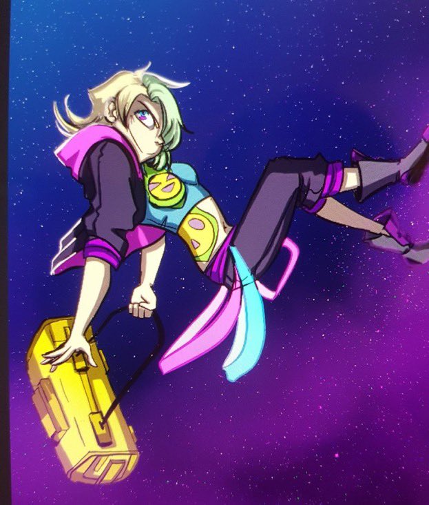 ManaPot_Studios's tweet photo. Tales of space pirate Trixx abound, but no one is quite sure where she came from or how she ended up at boring EJ Corp. Maybe it’s part of her grand plan?
Meet her and the rest of All That Glitters Explodes next Monday, May 24th, on #Twitch at https://t.co/eWBIT1r5oy.
#Starfinder https://t.co/fWNzaBSpc8
