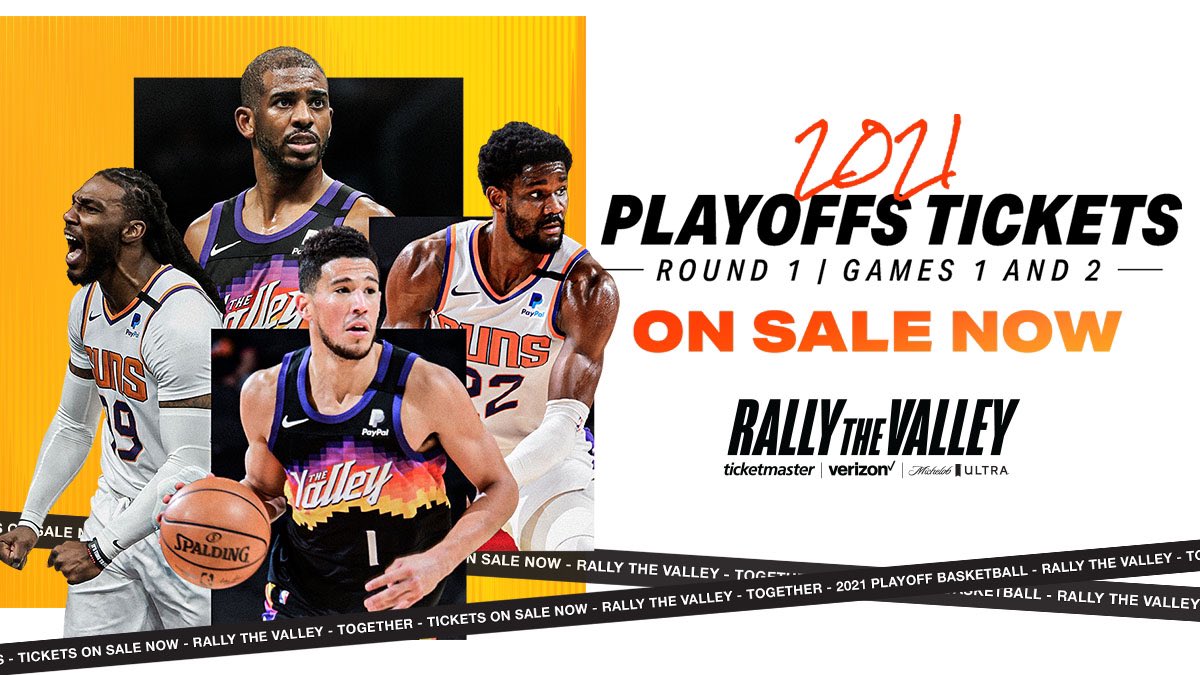 Phoenix Suns On Twitter The Moment You Ve Been Waiting For 2021 Playoffs Tickets For Games 1 And 2 Of Round 1 Are On Sale ð—¡ð—¢ð—ª Https T Co Uvc0tjuq1g Https T Co Lmmocucpdk