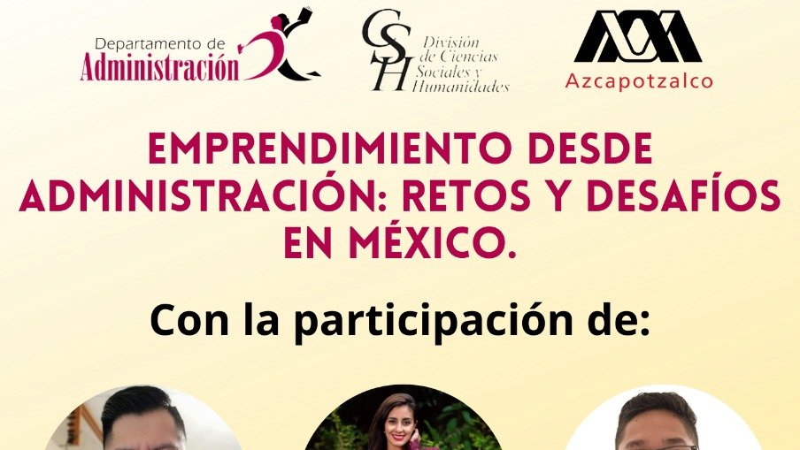 📢Emprendimiento desde #Administración: Retos y Desafíos en México.
🗓 Jueves 27 de mayo a las 16:00
Transmisión en Facebook Departamento de Administración UAM-A y YouTube: bit.ly/3xTZngI
Regístrate escaneando el código QR o en 👇forms.gle/Msa3y9aJqsqnz3…

#SomosUAMAzc