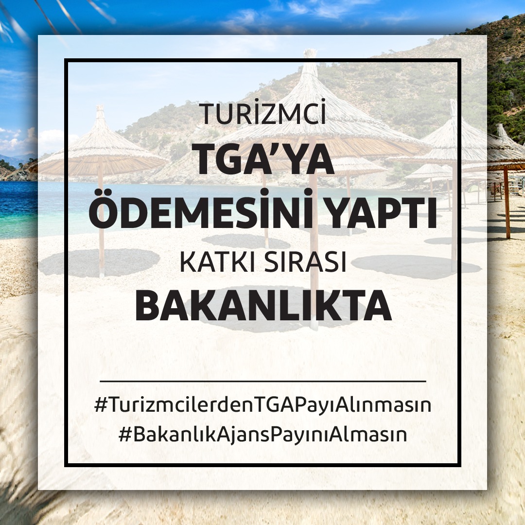 aydinbtk's tweet photo. #TurizmcilerdenTGAPayıAlınmasın
#BakanlıkAjansPayınıAlmasın
@tcbestepe 
@RTErdogan 
@GoTurkiye 
@MehmetNuriErsoy @tckulturturizm 
@TR_TGA 
@NumanKurtulmus 
@akparti https://t.co/K0fdrf1RnL