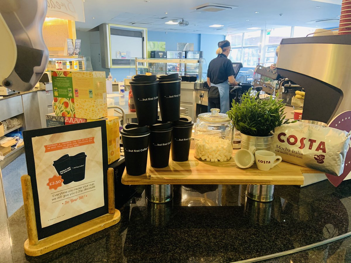 Monday morning counter refresh 🤩👌<a href="/CarshaltonAC/">Carshalton College</a> <a href="/caterlink_ltd/">Caterlink Ltd</a> #Cousescanteencarlshalton #college93 #COSTACOFFEE #realwrap