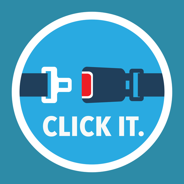 No matter what type of vehicle you drive, how short the drive is, or what time you’re leaving, one of the safest choices drivers and passengers can make is to buckle up. #ClickItOrTicket