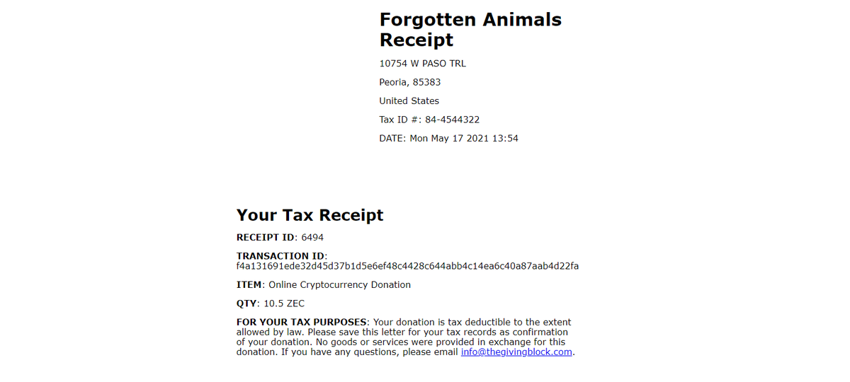 stardogefinance's tweet photo. WE MADE OUR FIRST DONATION TO FORGOTTEN ANIMALS 🐶😼🦏

WHAT CHARITIES SHOULD WE DONATE TO NEXT❓

$XDOGE #STARDOGE https://t.co/XZC4KYobqB