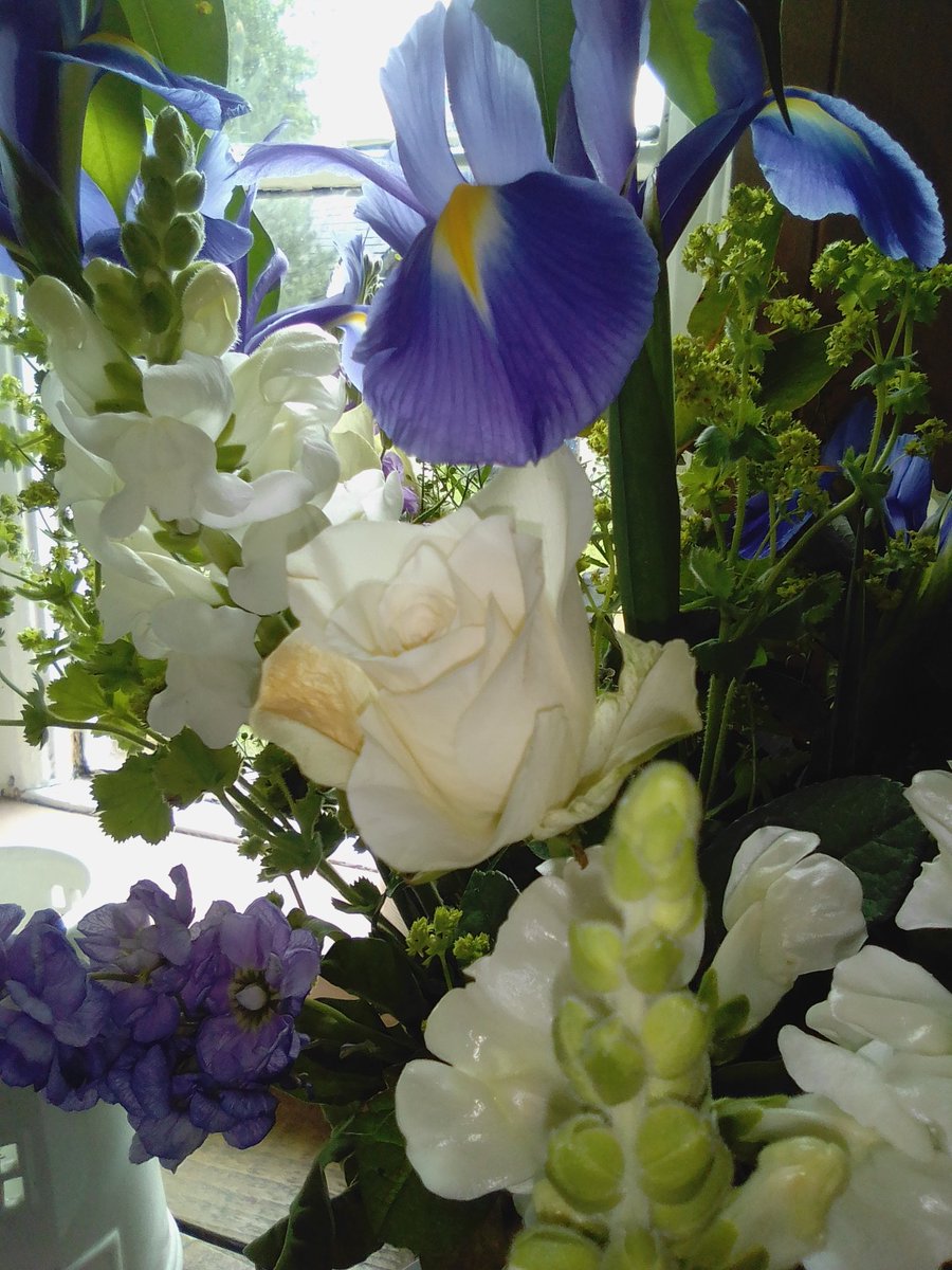 When friends send you the most beautiful get well soon flowers 😊 xH cheered me up no end!