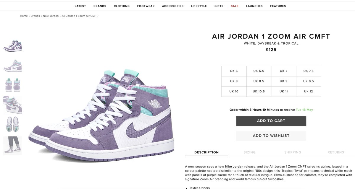 thesolerestocks's tweet photo. Ad: The Jordan 1 Zoom Tropical Twist is LIVE at END! ⚡️

Link > https://t.co/eLDGzQoOfD https://t.co/sDPqXDUgNH