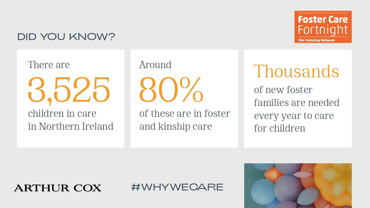 With a 4.8% increase in the number of children who have come into care from the start of the pandemic, our #charitypartner @fosteringnet’s work has never been so important! 
For more info: bit.ly/3bnrNpv 
#WhyWeCare #FCF21