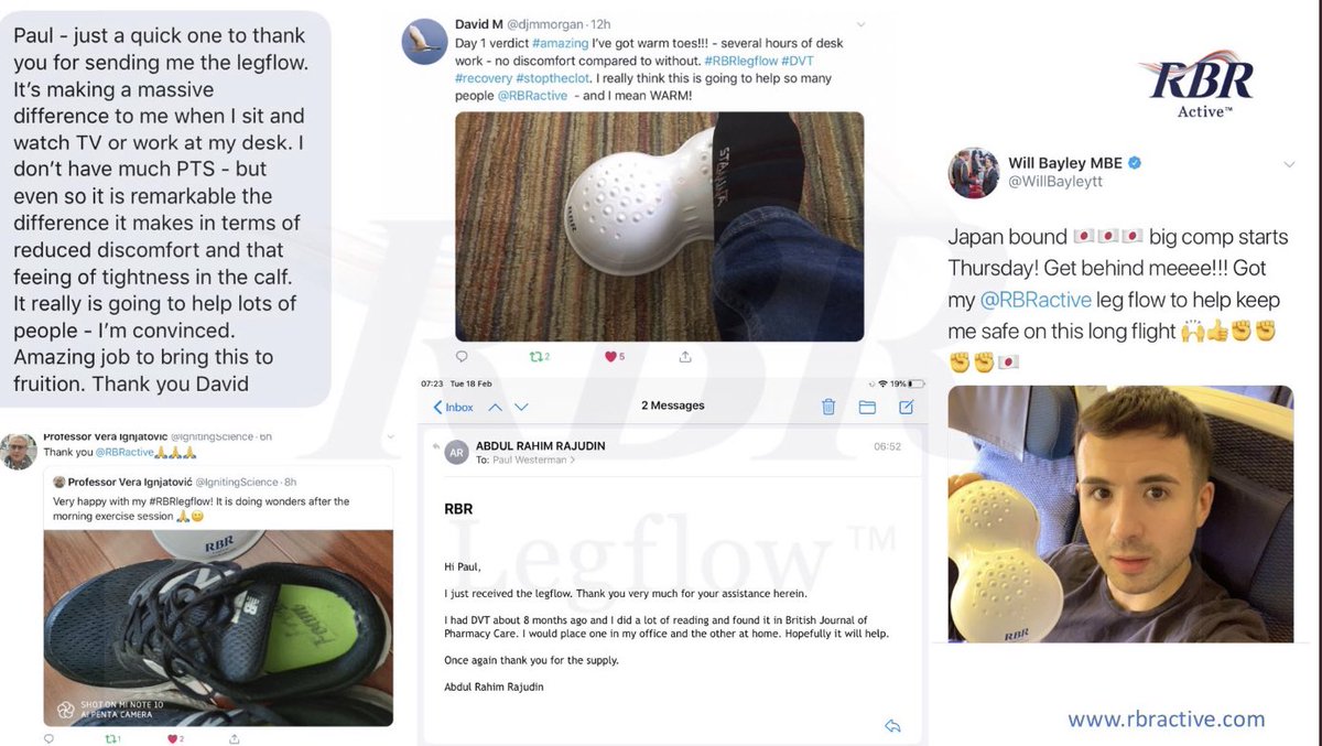 RBRactive's tweet photo. This is an area that weโre very concerned about. The increase in hours working, and being sedentary is quite literally putting lives at risk. I just donโt understand why #HumanResources are so slow to realise this threat? #WorkSafe #FlySafe #LiveSafe #TravelSafe #DVTprevention https://t.co/f0RUGnKwh8