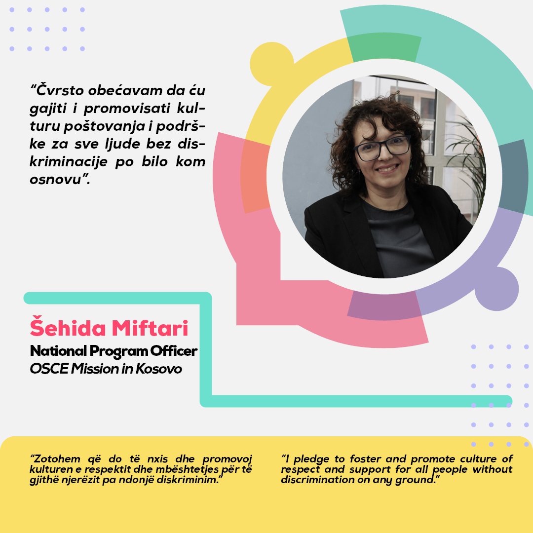 trustbuildingks's tweet photo. 💡Šehida Miftari, National Program Officer, OSCE, is a member of the Kosovo Trustbuilding Network!  What is her pledge? See below. 👇

#trustbuildingks https://t.co/nAZZEawDaD