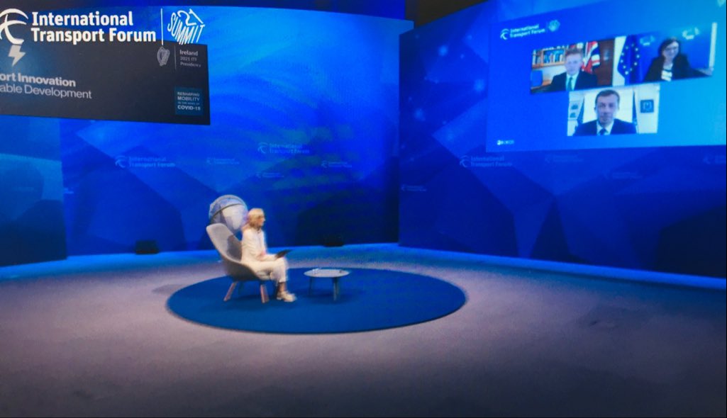 AdinaValean's tweet photo. Only innovative transport can deliver sustainable mobility as we re-shape post C-19 transport. EU leading #MobilityStrategy #EUGreenDeal. Delighted to participate in @ITF_Forum opening plenary on this important global issue. https://t.co/SuNaXPuch1