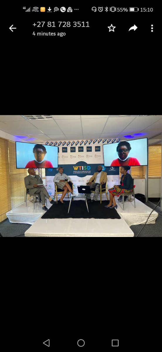 Zandi63744786's tweet photo. We are live and should you want to check us out and know more about our day that we are celebrating #WTISD #HelloAgainAfrica @IctSmme @ITU @sonwabise kindly get on the #s and you will get the reads there. Thank you https://t.co/5hjNHhSe29