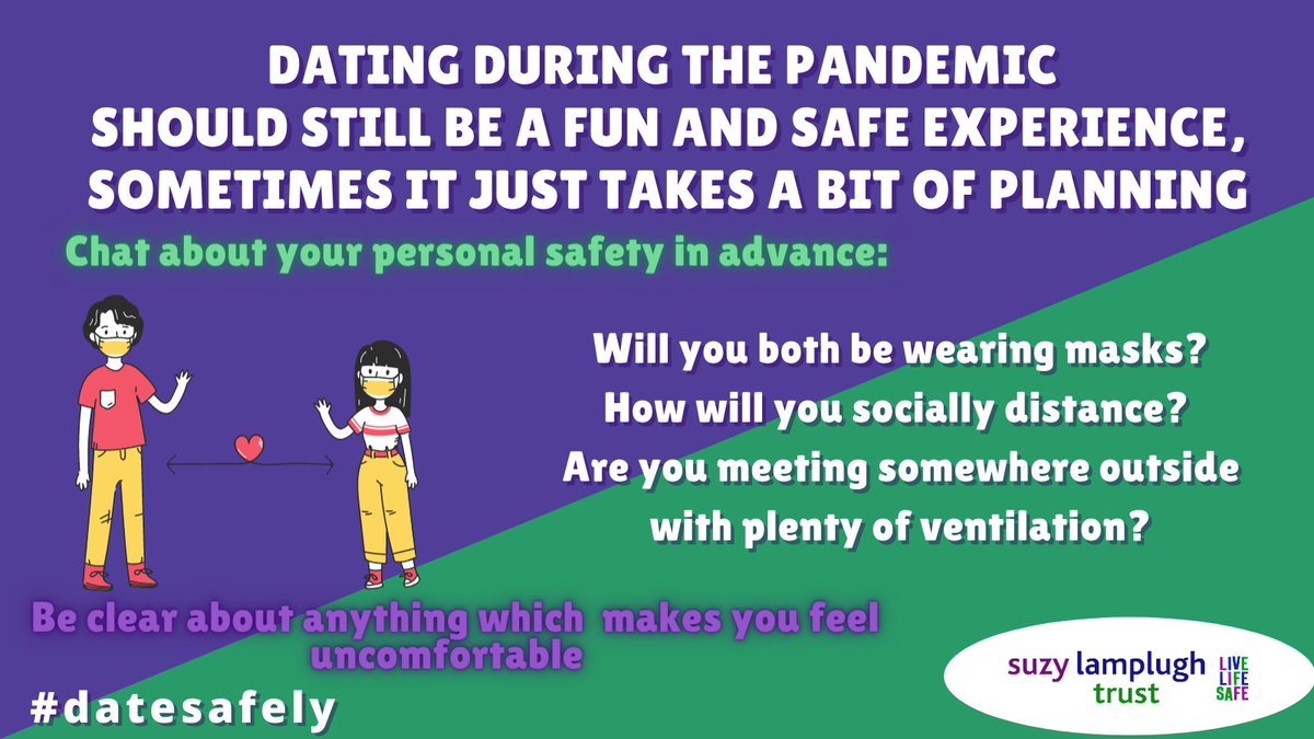 live_life_safe's tweet photo. See our tips for online dating: make sure you're putting your personal safety first with the easing of more restrictions. #DateSafely https://t.co/qDLieZNevF https://t.co/rgw79SCcw6