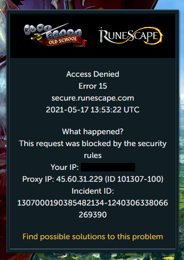Fire_Hive_'s tweet photo. @JagexSupport How do y'all have the audacity to show me this when I login on PC? I've submitted countless times that I can NOT login to the website/mobile on this account. This has been on-going since March!! If it's my problem, why can I login on all my other accounts then? https://t.co/U5nY2T9Uqo