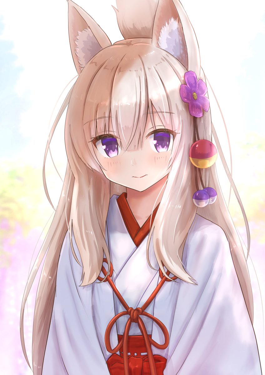 巫女狐娘 狐よゐちゃん いろはのイラスト 巫女狐娘 狐よゐちゃん いろはのイラスト