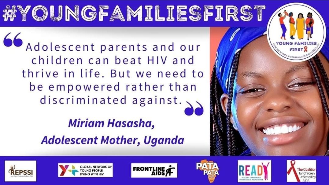 #youngfamiliesfirst:
'Adolescent parents and our children can beat HIV and thrive. but we need to be empowered rather than discriminated against' 

Miriam calls to end the discrimination that affects young parents affected by HIV in the blog below

childrenandhiv.org/blog/why-we-sh…