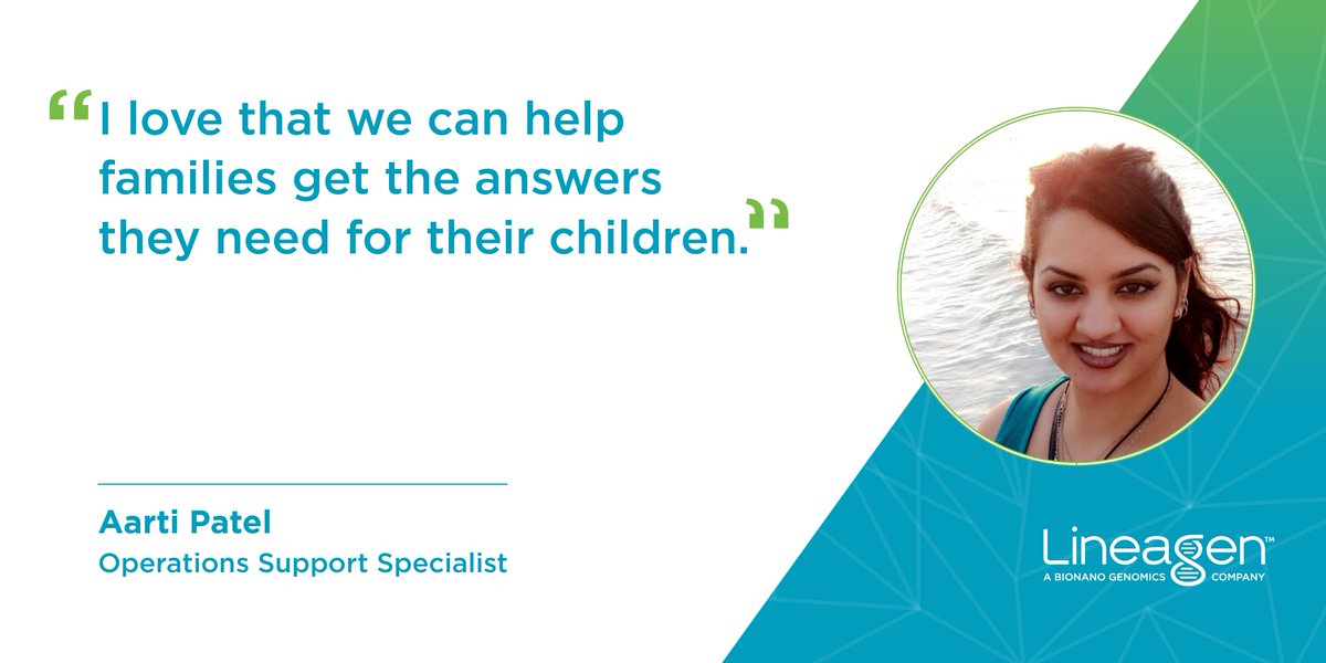 Lineagen_Inc's tweet photo. Meet Aarti, our operations support specialist, who helps with sample processing at Lineagen. On a typical day, she accepts and processes the samples and sends out kits to families that will be swabbing their kids at home! https://t.co/7riYMPm62K https://t.co/fbQ9sWPiDR