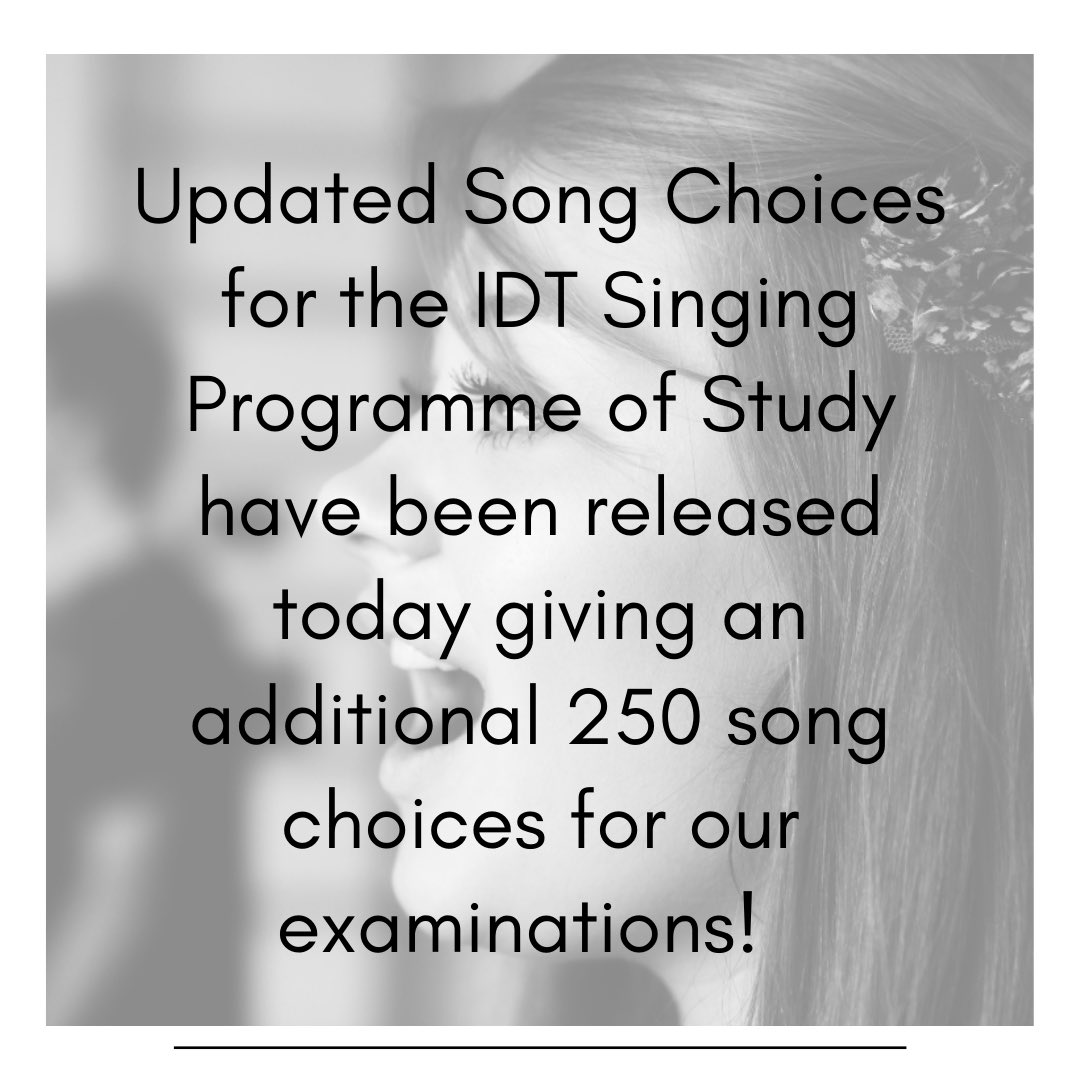 IndependentDA's tweet image. We’ve been busy over the past couple of weeks extending our song choices for our Graded Examinations in Singing (Music Theatre). Contact us for information on our Programs of Study and what we can offer you.