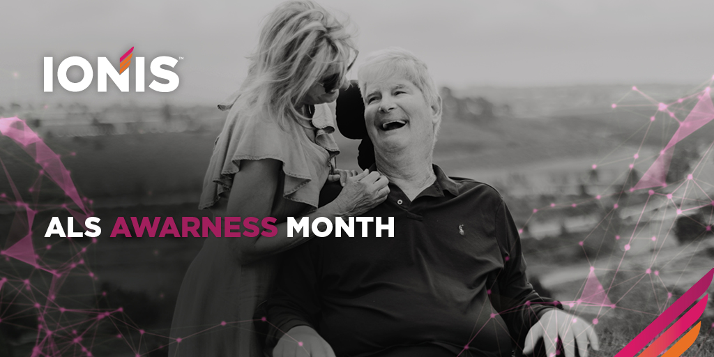 ionispharma's tweet photo. We have #ALS surrounded with four drugs in the #Ionis pipeline. By pioneering new markets and changing the standards of care with #antisense technology, Ionis works to provide those with all forms of ALS hope. https://t.co/5073icslHa #ALSAwarenessMonth https://t.co/oSyFFnIDqL