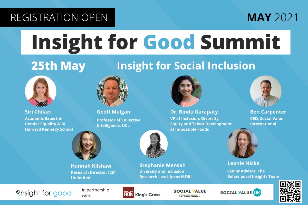 Using our understanding of human behaviour is vital for solving social issues. Are you taking advantage of the latest science and insight? Find out at the Insight for Good Summit this May. #IfGSummit2021 Register here: hubs.ly/H0Nsw290