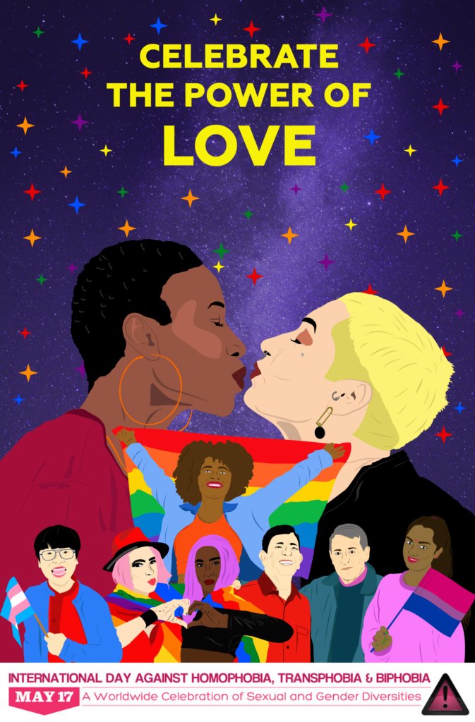 On this International Day Against Homophobia, Biphobia, and Transphobia, we celebrate the diversity and strength of our community. 

#IDAHOT2021