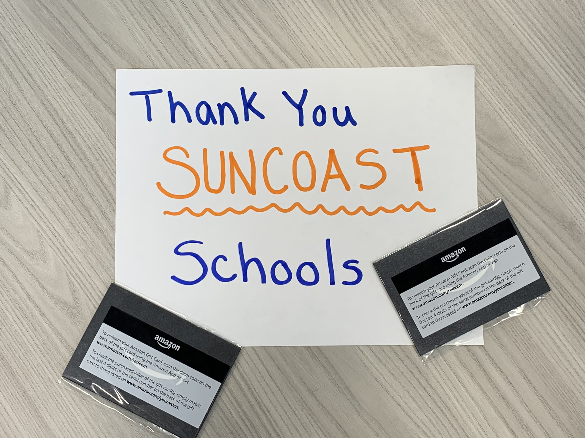 Tampa Heights Elementary Magnet Thank You To Suncoast Credit Union Who Donated Amazon Gift Cards And Items For Our International Bazaar We Are Grateful Morethanaschool Globalleadershipacademy Magnetvision Tampaheights305