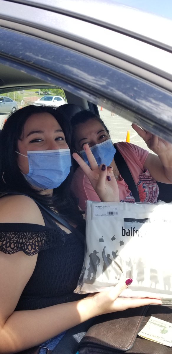 Please join us in congratulating Johanibel Solivan and Salome Moreno who just earned the Massachusetts Seal of Biliteracy!  Here they are driving through the class of 2021 senior cap and gown pick celebration just this past Saturday. #proud2bHPS